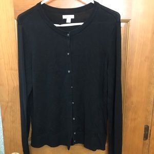 Croft & Barrow, Medium, Black, Long sleeve cardigan